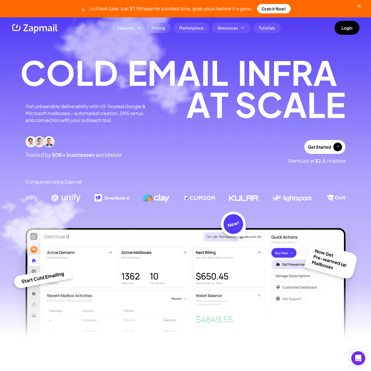 Zapmail pricing page